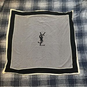 Authentic Vintage YSL Silk Scarf